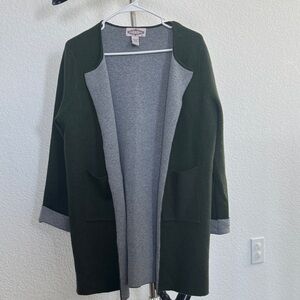 Olivers Dark Green and Gray Cardigan